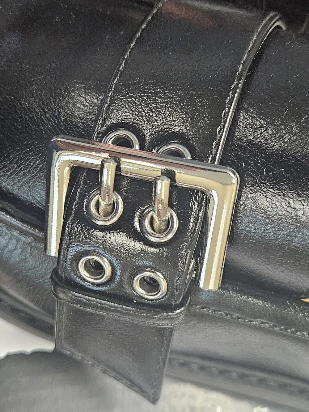 DV by Dolce Vita Black Buckle Penny Loafers